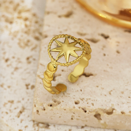 Nova Star Adjustable Gold Ring