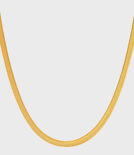 Valentina Gold Snake Chain Necklace