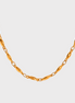 Navette Gold Necklace