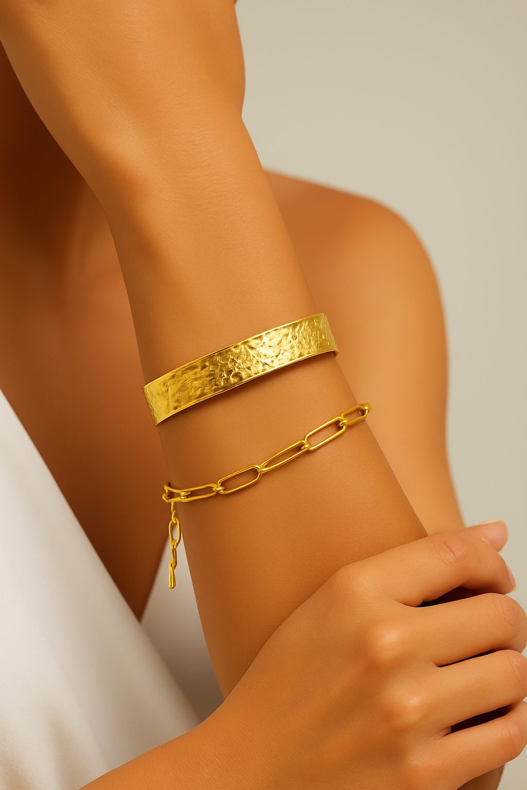 Serena Link Gold Bracelet