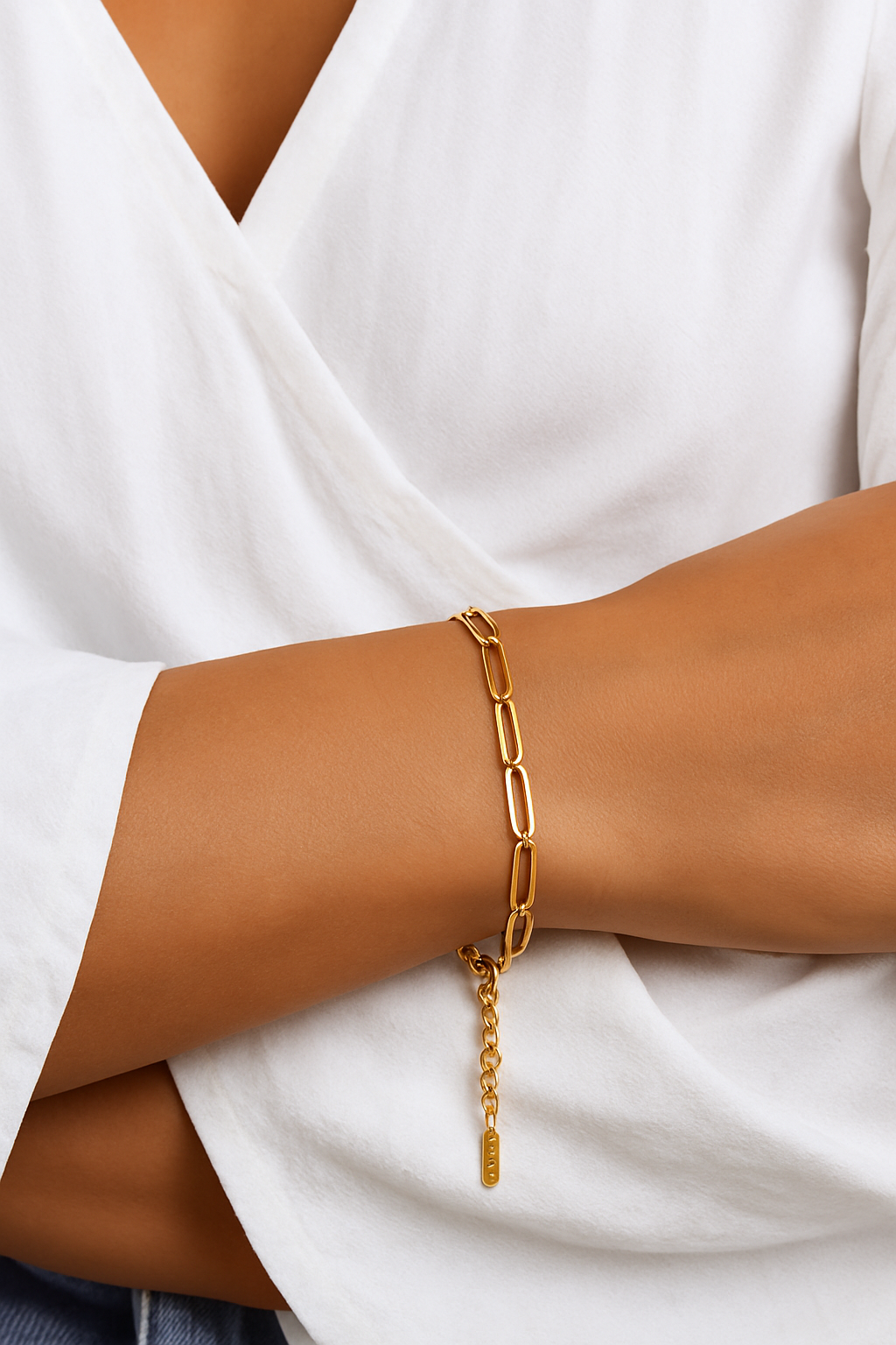 Serena Link Gold Bracelet