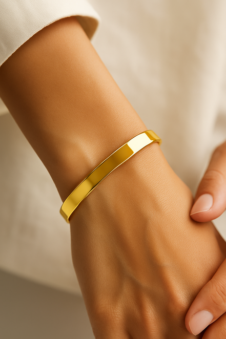 Ava Gold Cuff Bracelet