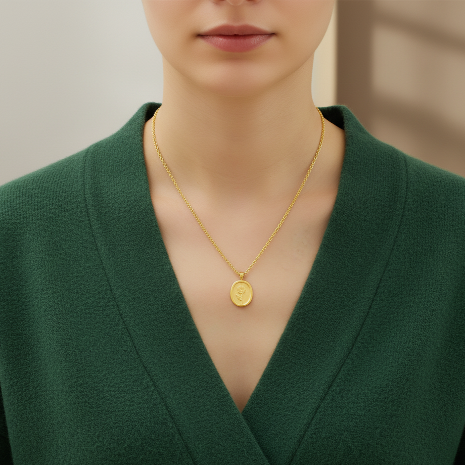 Lilia Gold Necklace