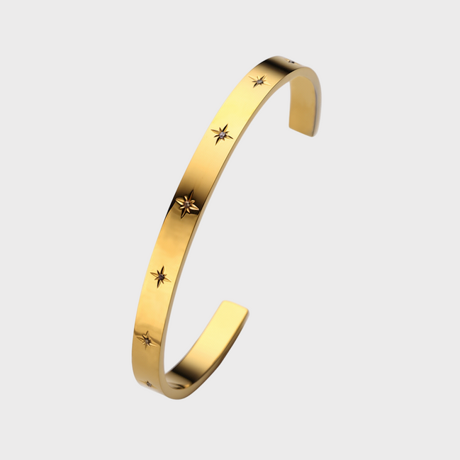 Vega Gold Cuff Bracelet