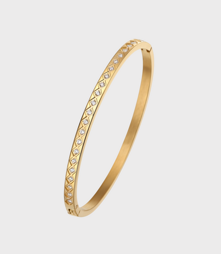 Orlina Gold Stone Bracelet