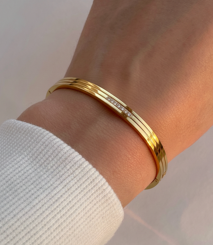 Asta Gold Stone Bracelet