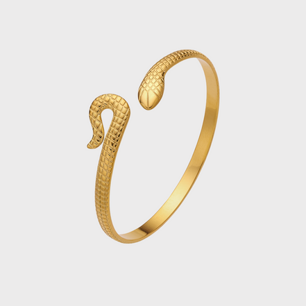 Ophidia Gold Cuff Bracelet