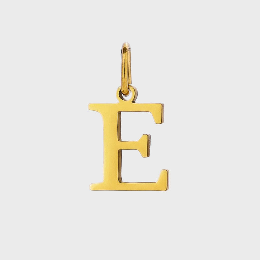 Gold Initial Letter Charm