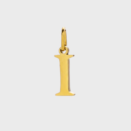 Gold Initial Letter Charm