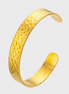 Aurea Hammered Gold Cuff Bracelet