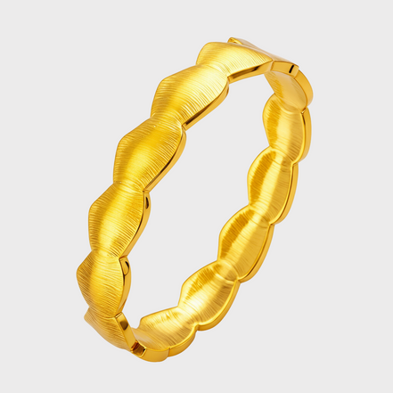 Solis Wave Gold Bracelet