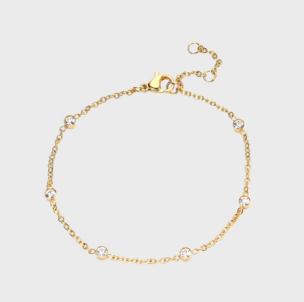 Seris Crystal Gold Bracelet