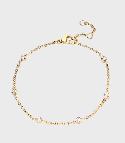 Seris Crystal Gold Bracelet