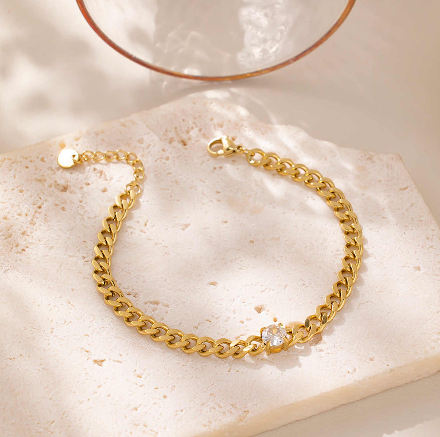 Cyria Gold Chain Bracelet