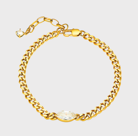Vyra Gold Chain Bracelet
