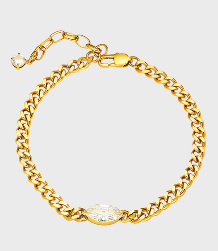 Vyra Gold Chain Bracelet