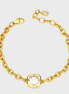 Squared Gold Crystal Bracelet