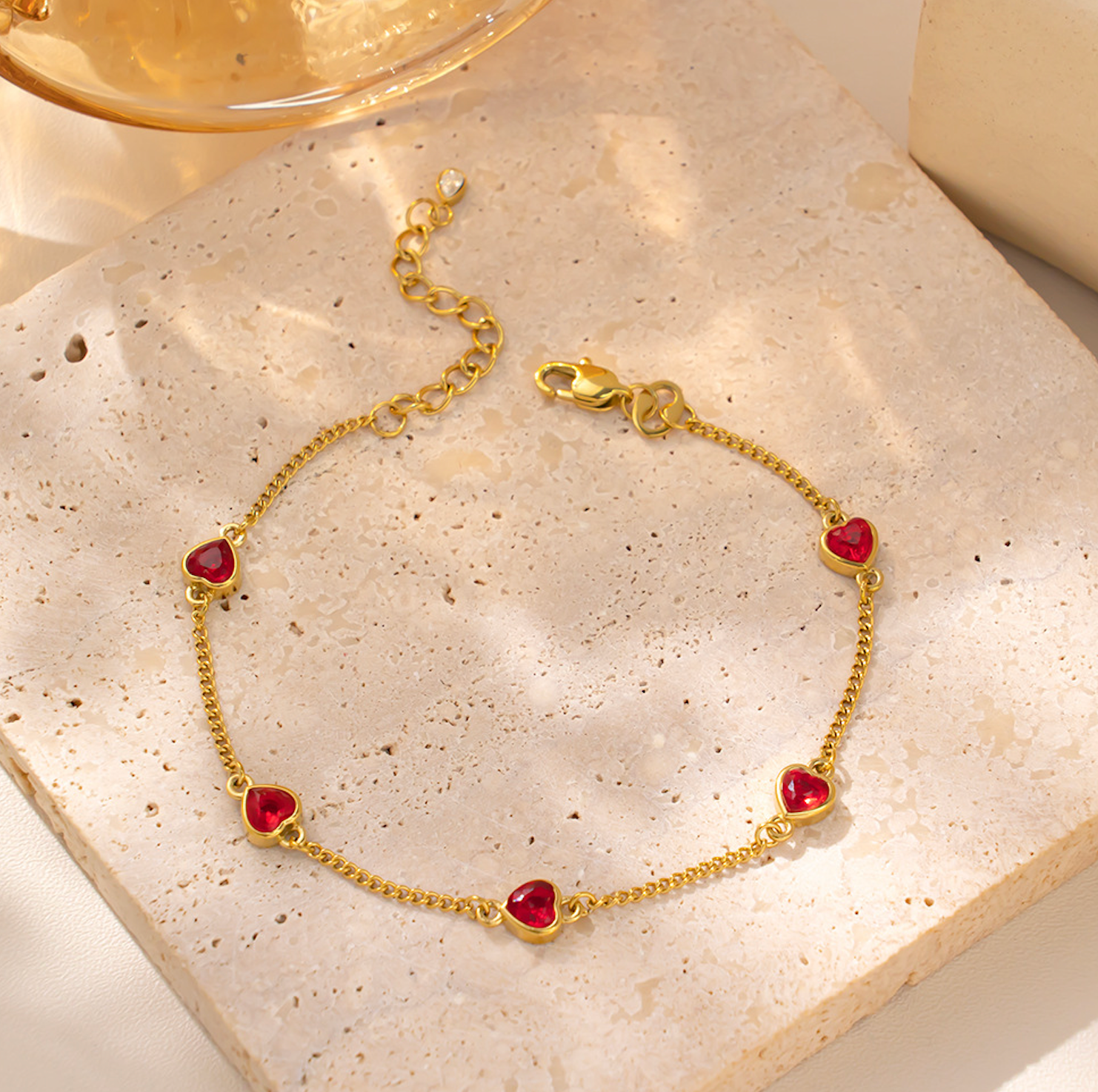 Viva Heart Gold Bracelet