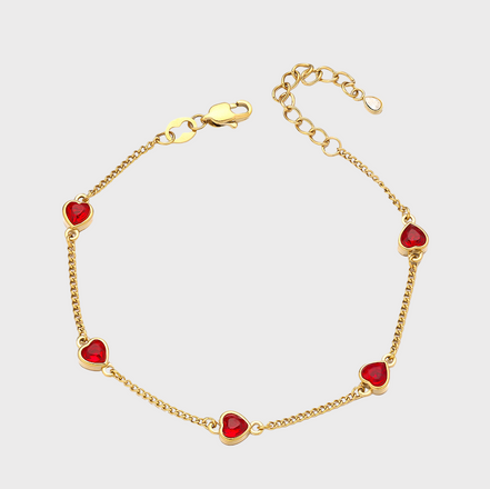 Viva Heart Gold Bracelet