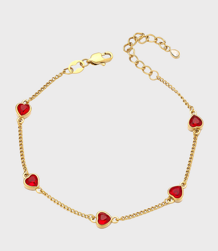 Viva Heart Gold Bracelet