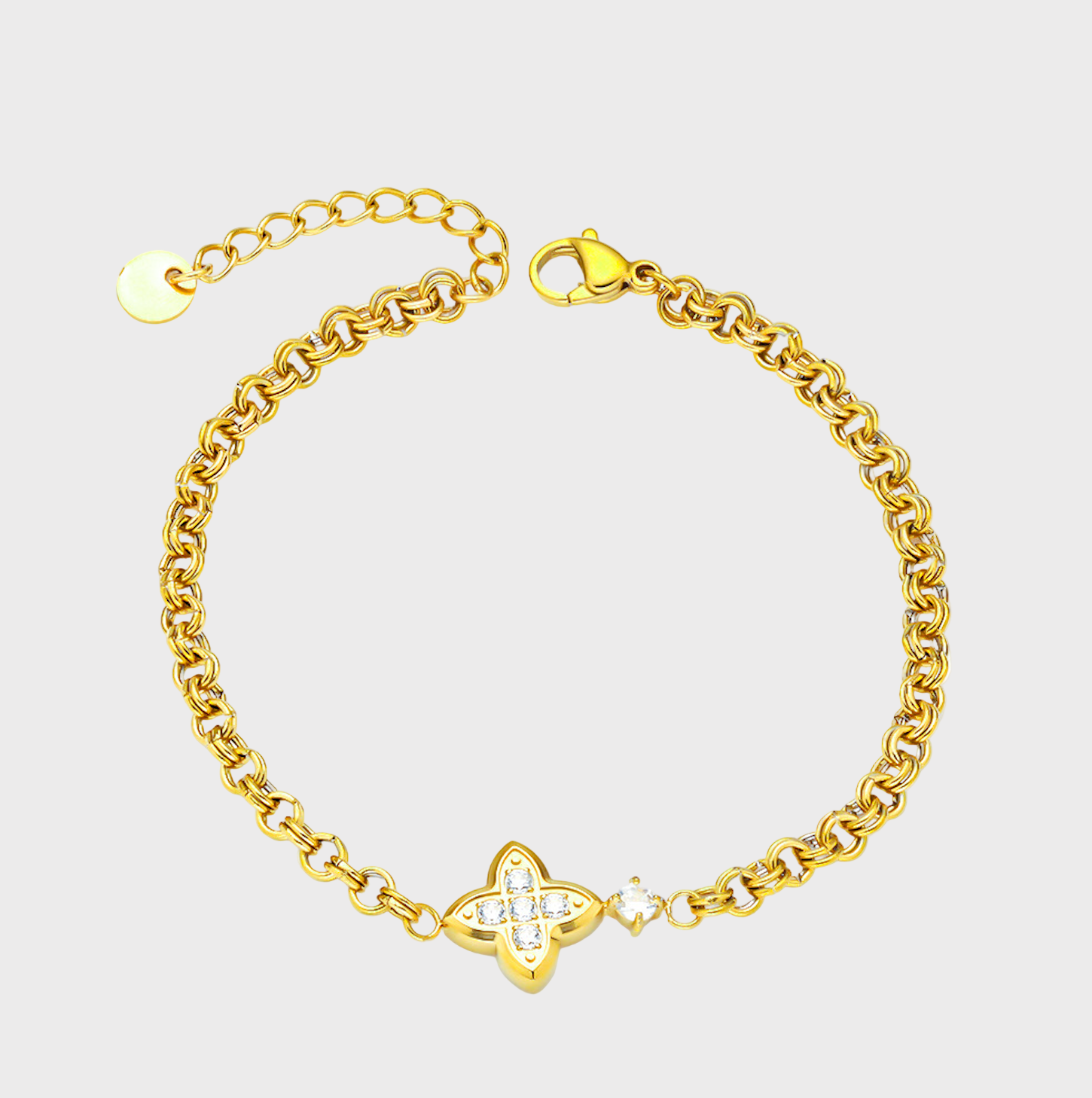 Fiora Gold Crystal Bracelet