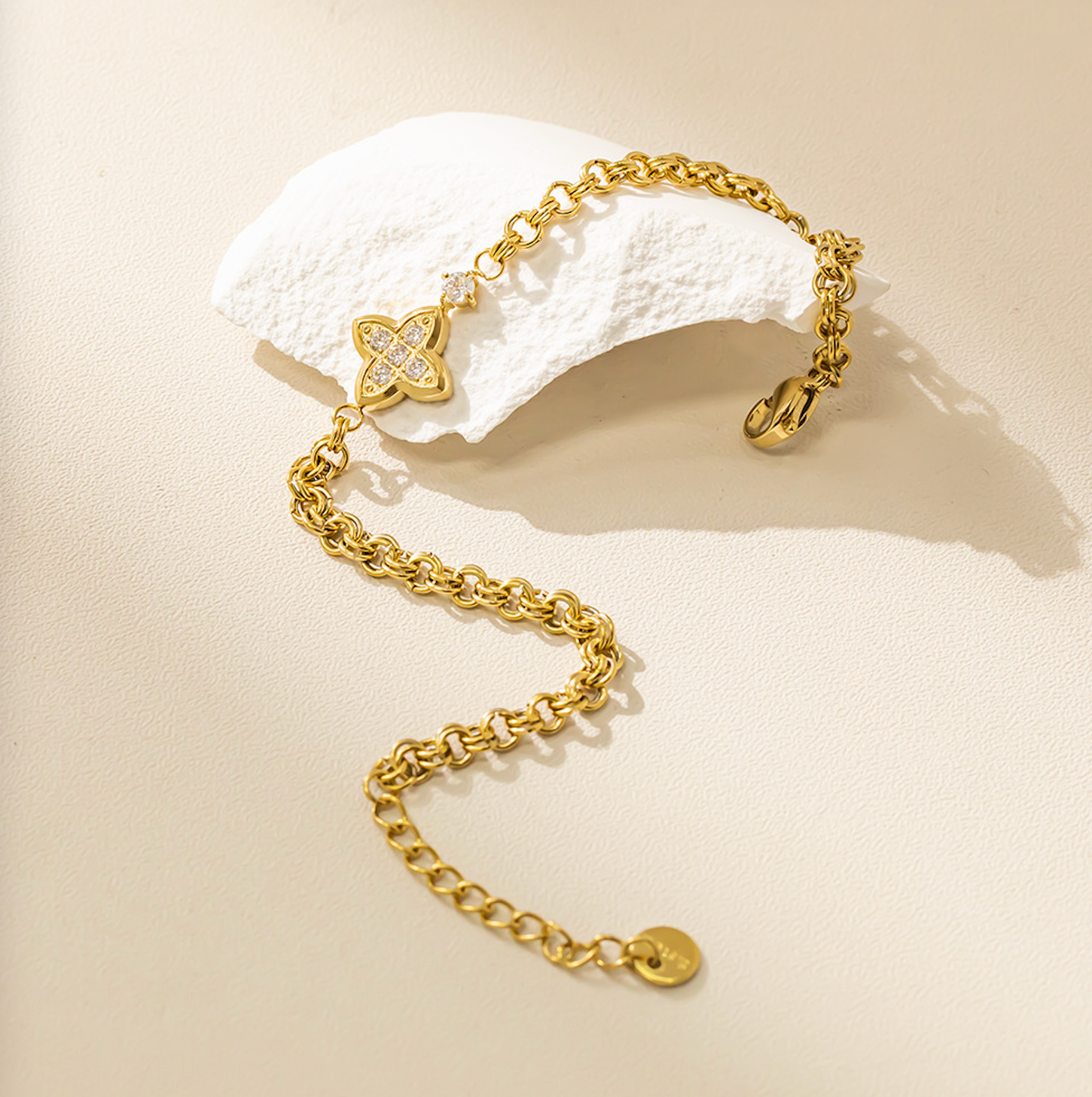 Fiora Gold Crystal Bracelet