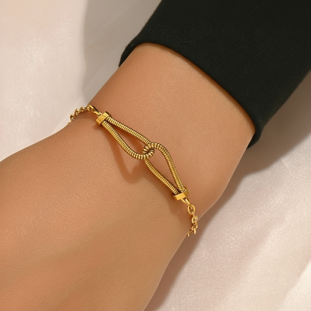Knotline Gold Bracelet