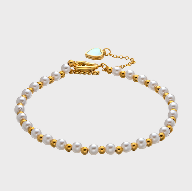 Pearl Glow Gold Bracelet