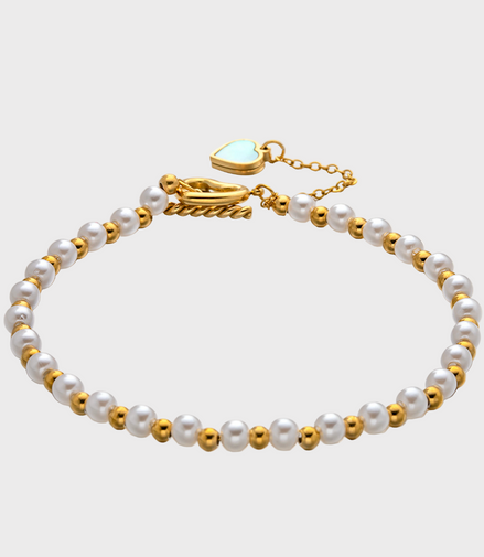 Pearl Glow Gold Bracelet