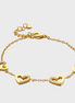 Vivi Hearts Gold Bracelet