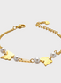 Floria Butterfly Gold Bracelet