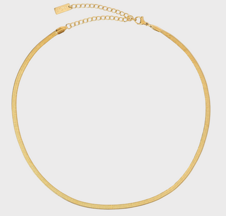Valentina Gold Snake Chain Necklace
