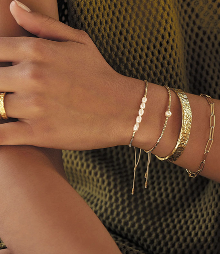 Serena Link Gold Bracelet