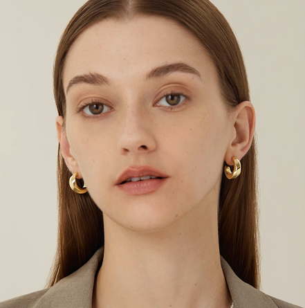 Rhea Gold Earrings