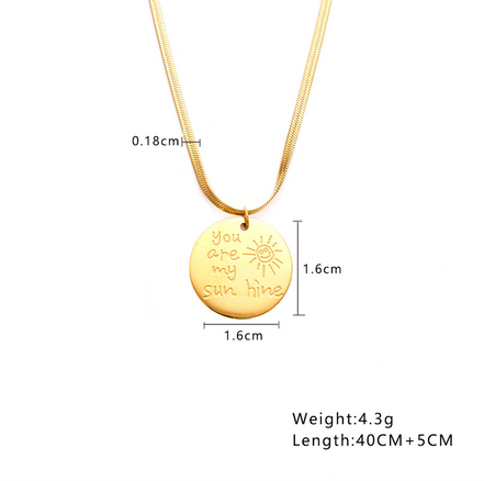 Sunshine Gold Necklace