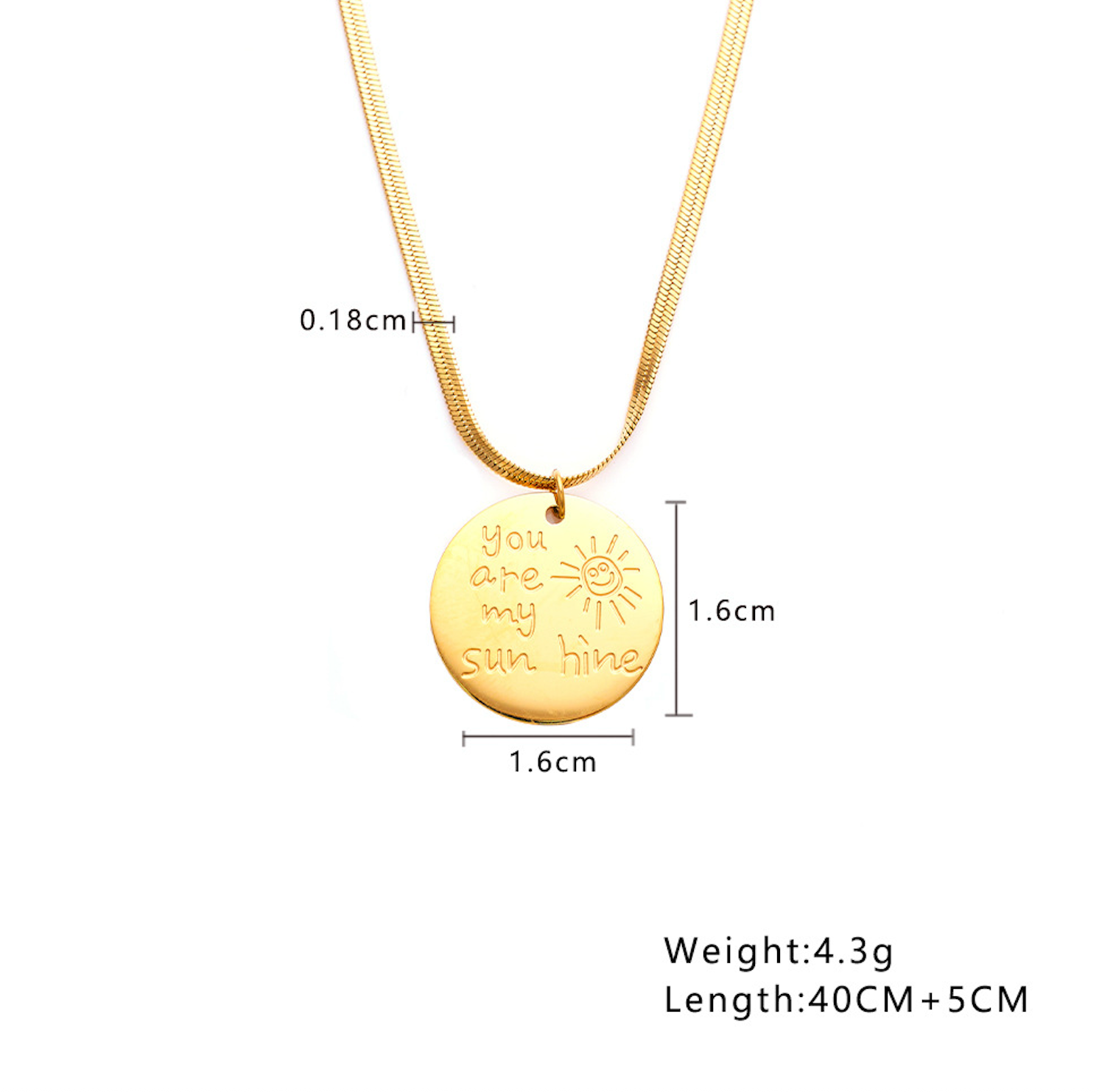 Sunshine Gold Necklace