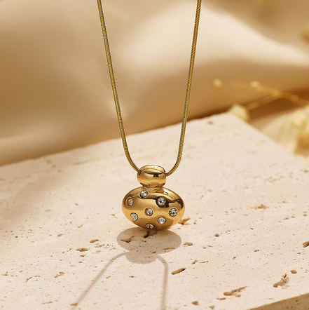 Stellara Charm Gold Necklace