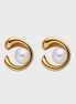 Aurielle Gold Curved Earrings