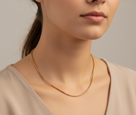 Aurelia Gold  Rope Chain Necklace