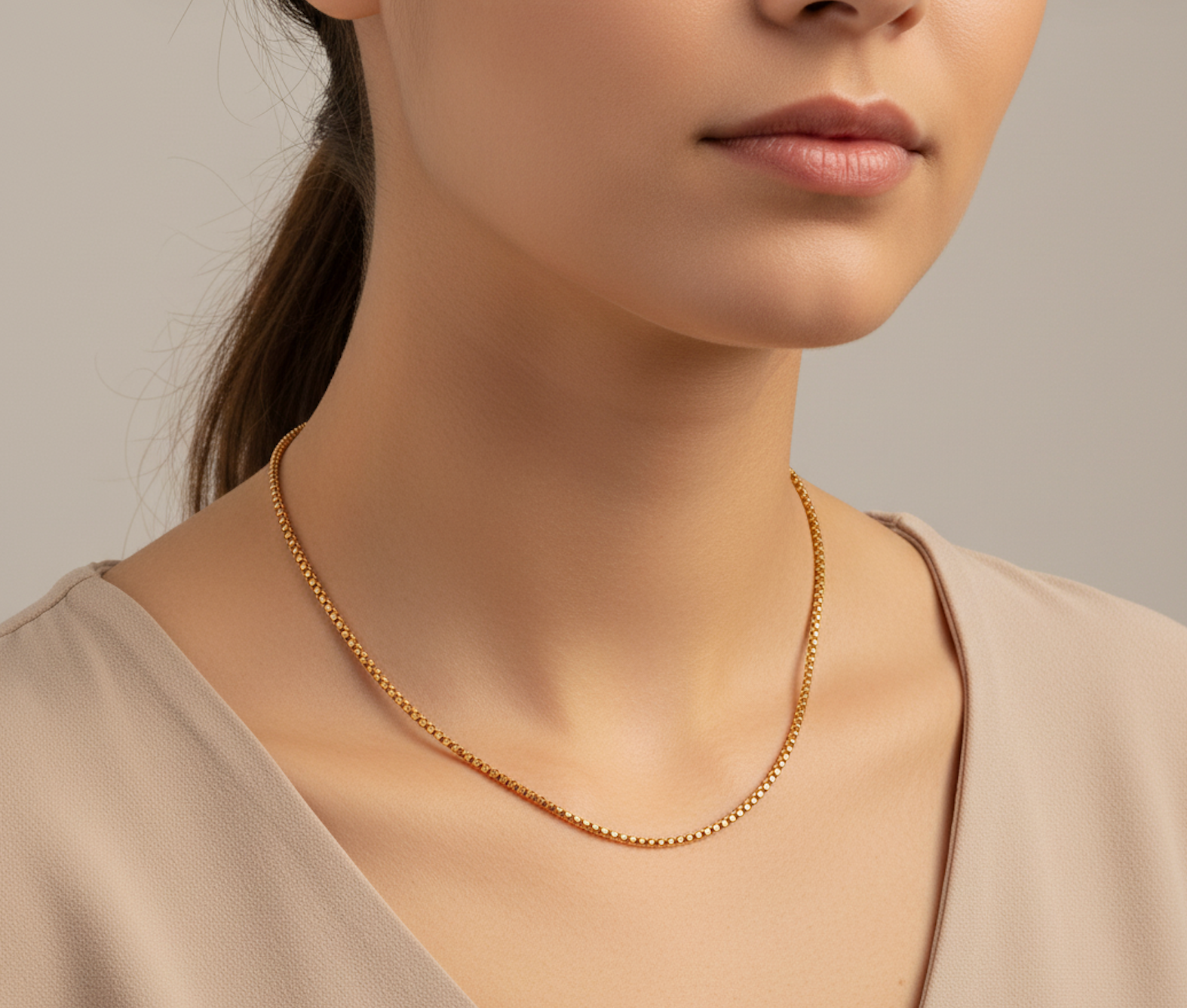 Aurelia Gold  Rope Chain Necklace