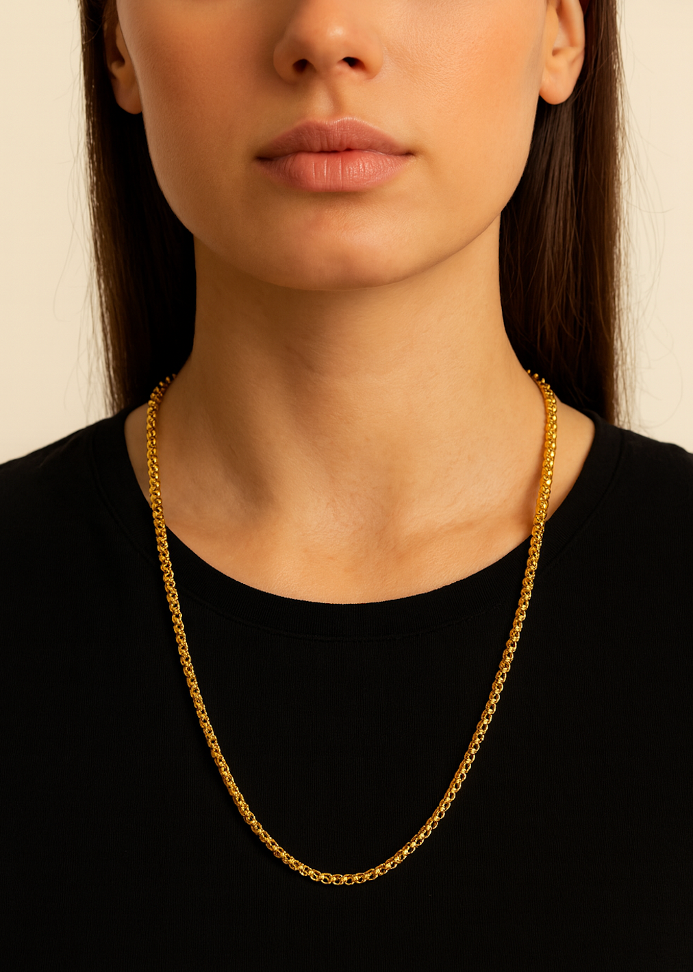 Aurelia Gold  Rope Chain Necklace - Long