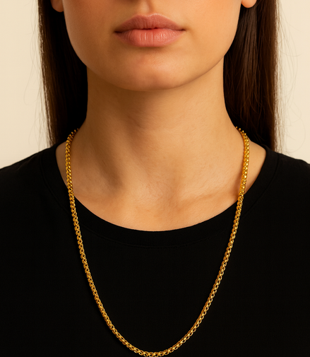Aurelia Gold  Rope Chain Necklace - Long