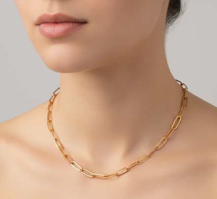 Serena Link Gold Necklace