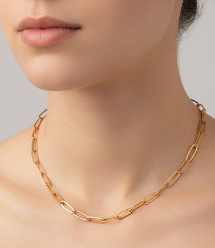 Serena Link Gold Necklace