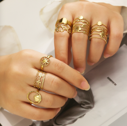 Colette Adjustable Gold Ring