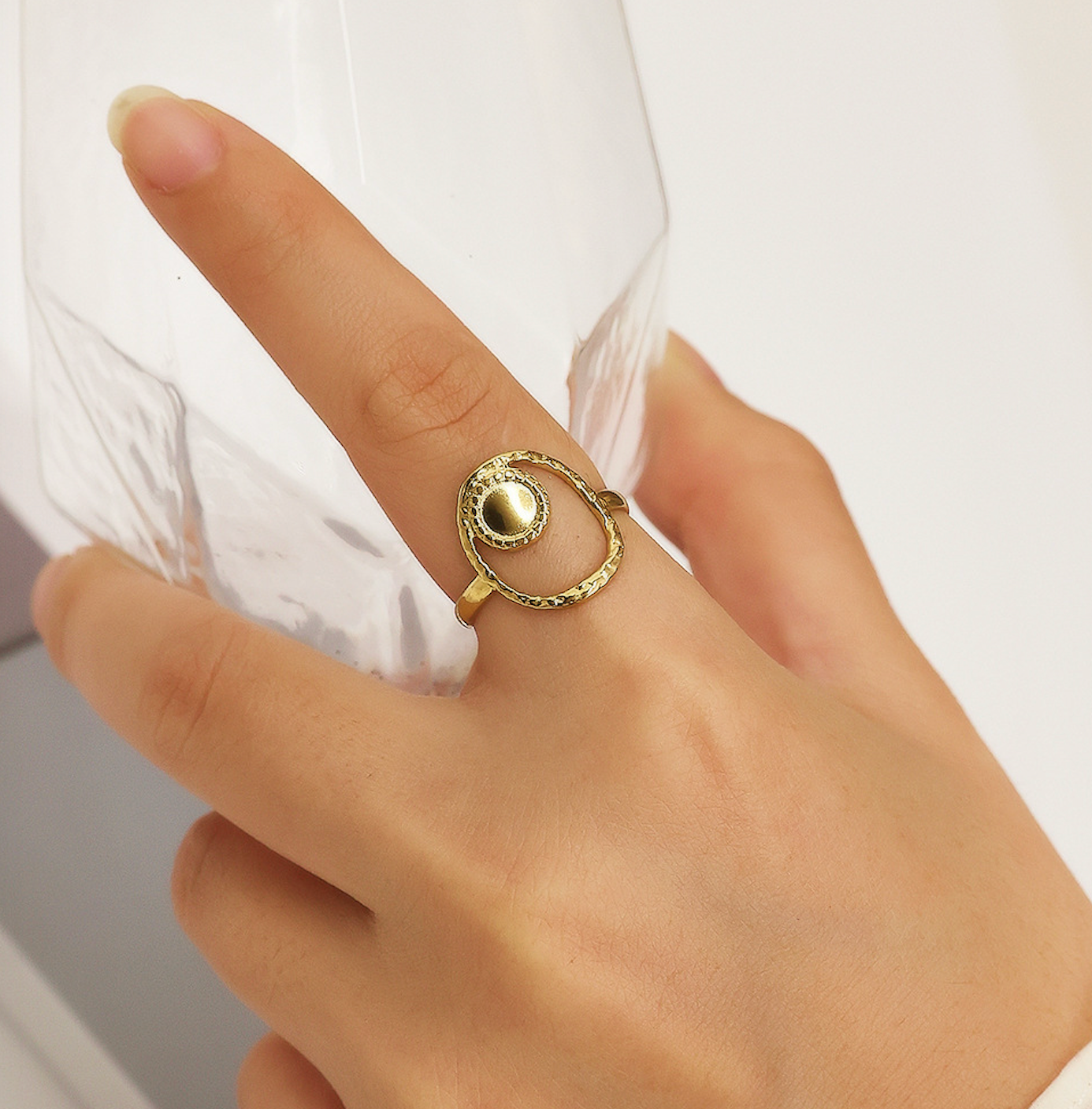 Colette Adjustable Gold Ring