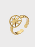 Nova Star Adjustable Gold Ring