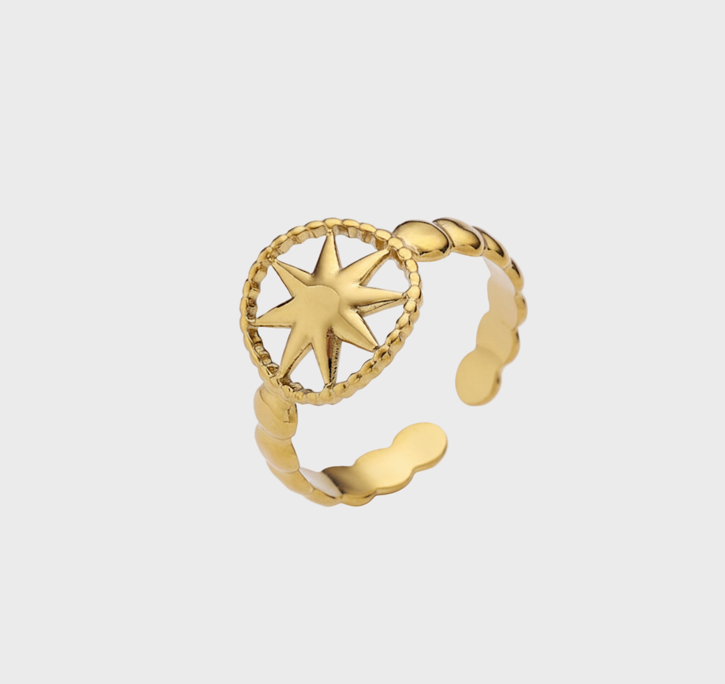 Nova Star Adjustable Gold Ring