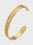 Celine Chain Gold Cuff Bracelet
