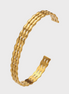 Camille Textured Gold Cuff Bracelet